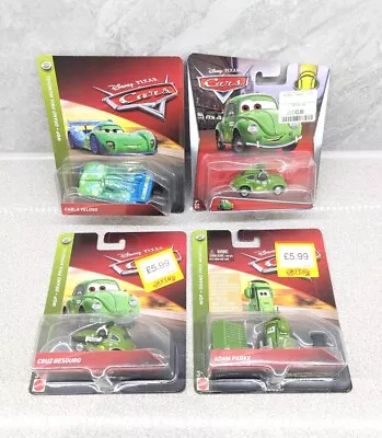 Disney Pixar Cars 2 Carla Veloso Pitty & Crew Chief Diecast 1:55 Bundle  • £29.99