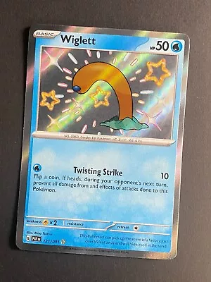Pokémon Paldean Fates Wiglett 121/091 - Shiny Rare • $0.99