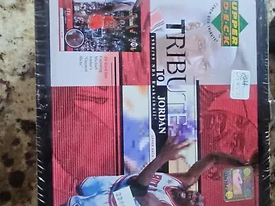 1999 Upper Deck Tribute To MICHAEL JORDAN Tin Metal Lunch Box No Card • $20