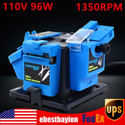 Electric 110V 96W Professional Knife Sharpener Grinder Drill Sharpening Machine  • $61