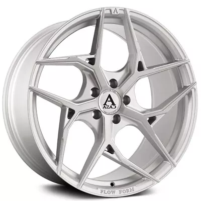 22  Staggered Azad Wheels AZFF01 Brushed Silver Rims • $1910