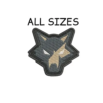 Tactical Wolf Patch Embroidered Iron-on Applique Military Veteran Wildlife DIY • $6.87