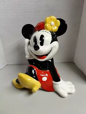 Walt Disney's Minnie Mouse Cookie Jar By Treasure Craft Vintage 1990s • $44.99