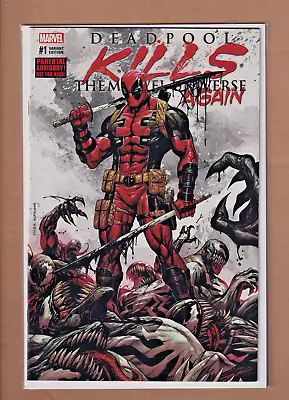 Deadpool Kills The Marvel Universe Again #1 Tyler Kirkham  Exclusive Ltd 3000 Nm • $22.99