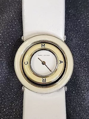 Marc Jacobs Womens Watch Bracelet Flipable White Leather • $25