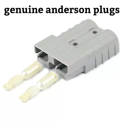 $16.75 • Buy 4 X GENUINE Anderson Plugs 50 Amp SB50 Aussie Seller Same Day Free Shipping