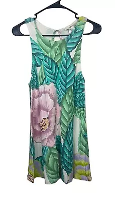 Mara Hoffman Floral Pointe Swing Dress Sleeveless Women’s Size XS • $38