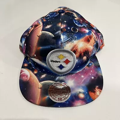 Mitchell & Ness NFL Pittsburgh Steelers Galaxy Universe  Snapback Hat RaRe • $28