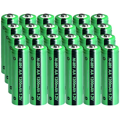 Lot PKCELL AA Ni-MH 1200mAh Rechargeable Battery 1.2V Batteries For Solar Light • $5.56