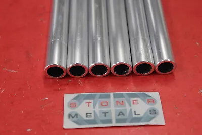 6 Pc 1/2  OD X .065  Wall 6061 T6 ALUMINUM Round Tube 12  Long .373 ID Seamless • $16.99