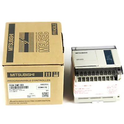 Mitsubishi MELSEC PLC FX1N-24MT-001 FX1N24MT001 Original New In Box Free Ship • £138.05