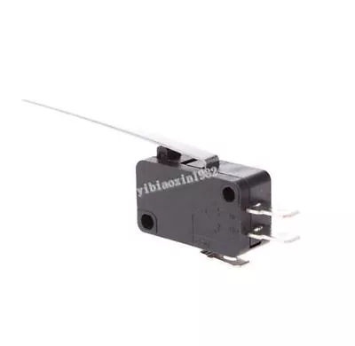 1PCS SPDTKW8-Series 3Terminal Long Straight Hinge Lever Momentary  Micro Switch • $3.99
