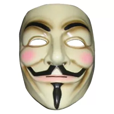 V For Vendetta Mask Adult Mens Guy Fawkes Halloween Costume • $9.96