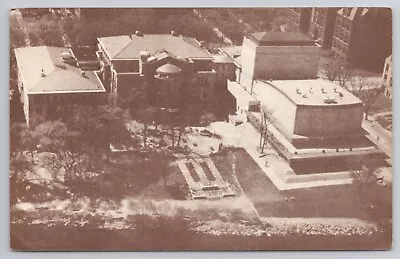 Air View Commons Club Theatre University Of Wisconsin Madison WI 1940s Postcard • $14.95