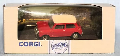 Corgi Classics 98139 Mini Saloon Car In Red And White Boxed • £11.50