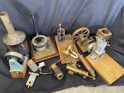 BULK LOT Model  Toy Steam Engine Vintage Antique Motor Boiler Hot Air Engine • $650