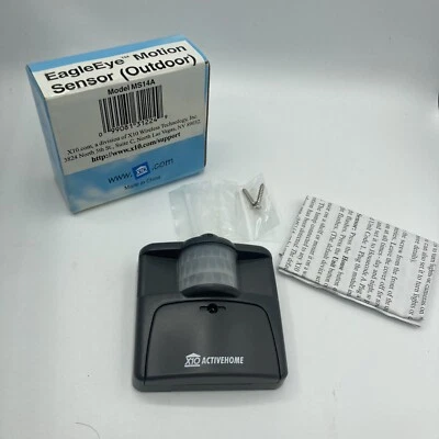 $5.94 • Buy X10 EagleEye Motion Sensor Indoor/Outdoor MS14A - New / Open Box