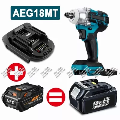 $37.99 • Buy Rigid/AEG Battery Adaptor To Makita 18v Tools Premium Quality With USB