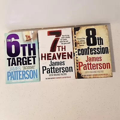 Women's Murder Club Series Books #6th #7th #8th By James Patterson Large HC DJ • $25