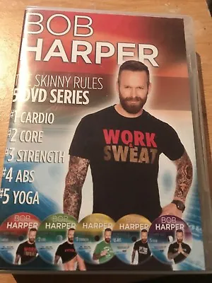 £19.95 • Buy Bob Harper The Skinny Rules 5 DVD Series Cardio Core Strength Abs Yoga  UK Reg2