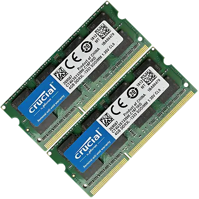 2x 8 GB 4 Memory RAM PC3 10600 DDR3 1333 MHz Laptop Notebook SODIMM 204 Lot • £3.83