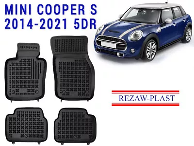 Floor Mats For Mini Cooper S 2014-2021 2 Rows Rubber Mat Set 5 Doors Only Black • $119.99