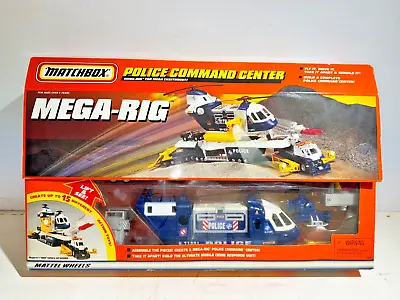 Vintage 1998 Mattel Matchbox Mega-Rig Police Command Center - Factory Sealed • $119.95