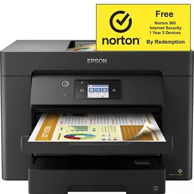 Epson WorkForce WF-7830DTWF A3 Inkjet Printer Multifunction Print Scan Copy • £199