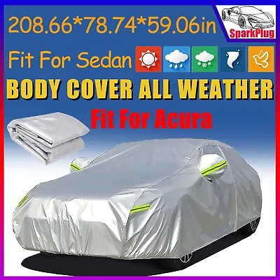 For Acura TLX TL TSX Full Car Cover All Weather Snow Dust Resistant Protection • $35.99