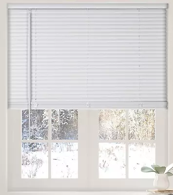 1” Cordless Vinyl Mini Blinds White 22.5 W X 36 H • $37.99