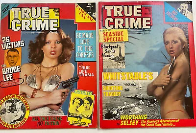 £6 • Buy Two Vintage - True Crime Detective Magazines - 1981-82 - Official Police Files