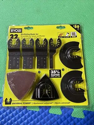 New RYOBI 22 Piece Oscillating Multi-Tool Blade Set  A242201 Universal Fit • $44.97