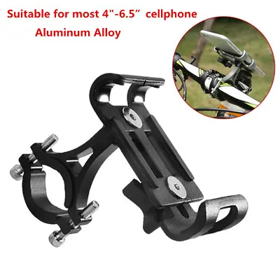 1x Motorcycle Phone Holder Stand Handlebar Clip Alloy Bracket Holder For IPhone • $14.36