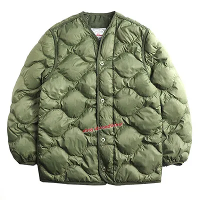 Men's Winter Liner Jacket M51 Coat Military Light White Duck Down Jacket Outwear • $77.07