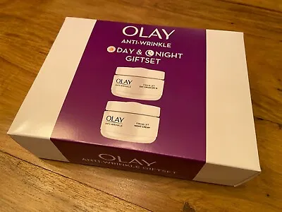 Olay Anti-Wrinkle - Anti-Wrinkle Firm & Lift Day & Night Cream 2x50ml • £13.49