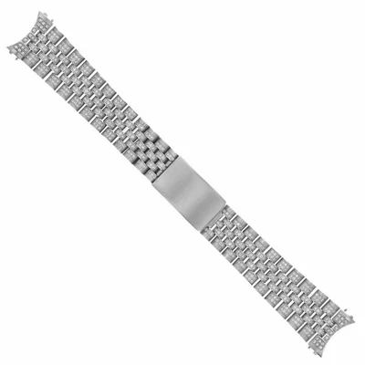 $2649.95 • Buy All Diamond Stainless Steel Jubilee Watch Band For Rolex 36mm Datejust 4.65ct