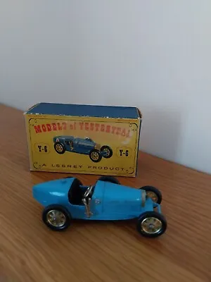 Matchbox Lesney MOY Y6 Bugatti Type 35 In Rare B Type Box • £15.99