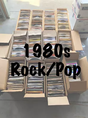 Discount 45s - 1980s Pop - VG - NM Flat $4.50 Shipp - Buy 2+@50% Off - V440-1409 • $16