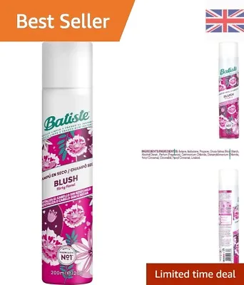 Dry Shampoo - Blush Scent No Rinse Spray Refresh Hair Instantly 200ml • £6.99