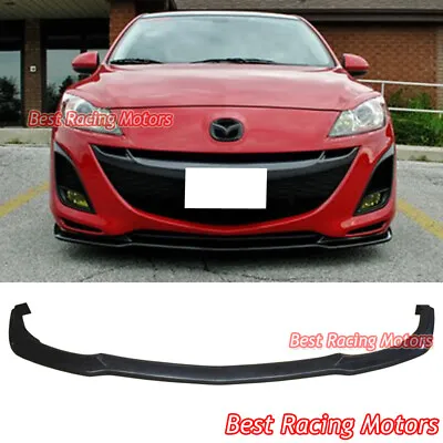 $114.99 • Buy For 2010-2011 Mazda 3 MS Style Front Bumper Lip (Urethane)