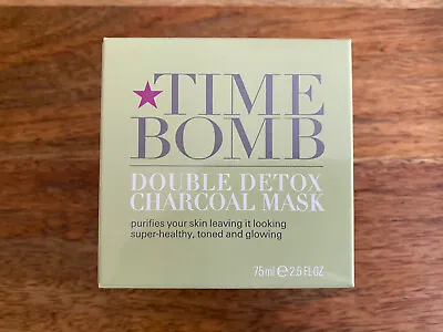 Time Bomb Double Detox Charcoal Mask 75ml £42.50 Ultimate Purge And Cleanse • £19.21