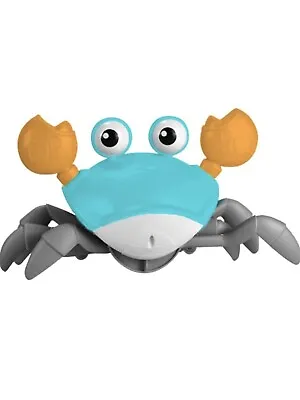 Light Up Crawling Induction Crab Toy Interactive Toys LED Music USB Read • £8