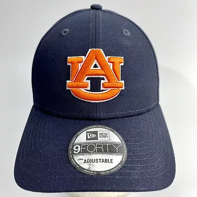 Auburn University Tigers -New Era 9FORTY Adjustable Hat Cap - War Eagle • $18.25