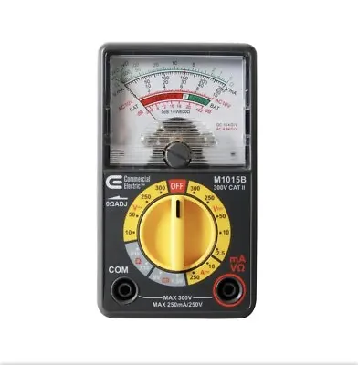 Commercial Electric AC/DC Analog Multimeter @M2 • $13.50