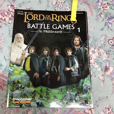 Issue 1  Battle Games In Middle Earth Magazine Lord Of The Rings GW Warhammer • £2.20