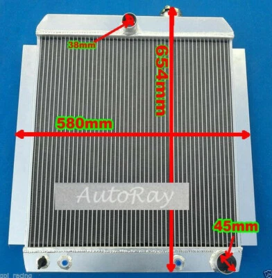 $214 • Buy Full Aluminum Radiator For Chevy Truck PICKUP Auto AT 1948-1954 49 50 51 52 53 