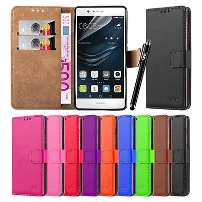 Alcatel & Huawei Various Models Phone Case Leather Wallet Flip Cover For Huawei • £4.95