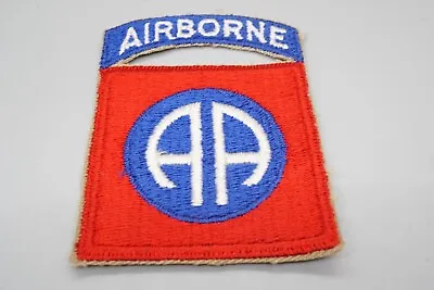 WWII 82nd Airborne Division AA Patch NO GLOW • £86.79