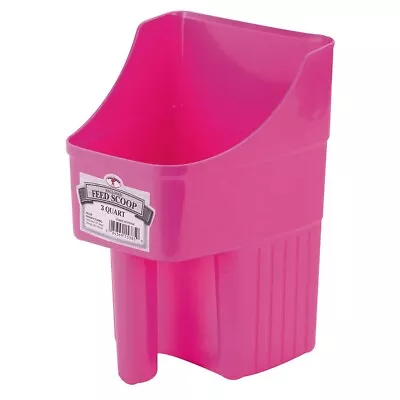 Miller Little Giant Enclosed Plastic Feed Scoop Pink 3 Qt • $12.15