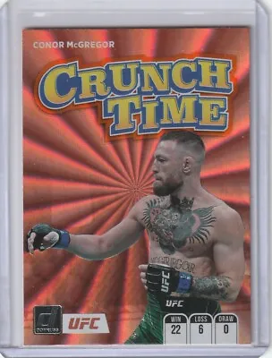 2022 Donruss UFC Conor McGregor Crunch Time Orange Laser #11 • $19.99